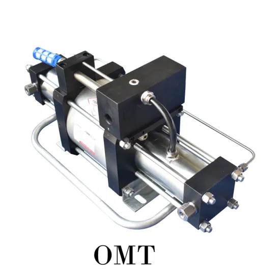 Odmt Omt Series Air Pressure Driver Pneumatic Hydrogen CO2 Nitrogen Oxygen Helium Natural Recovery Gas Booster Pumps Used for Industrial Air Source Pressure